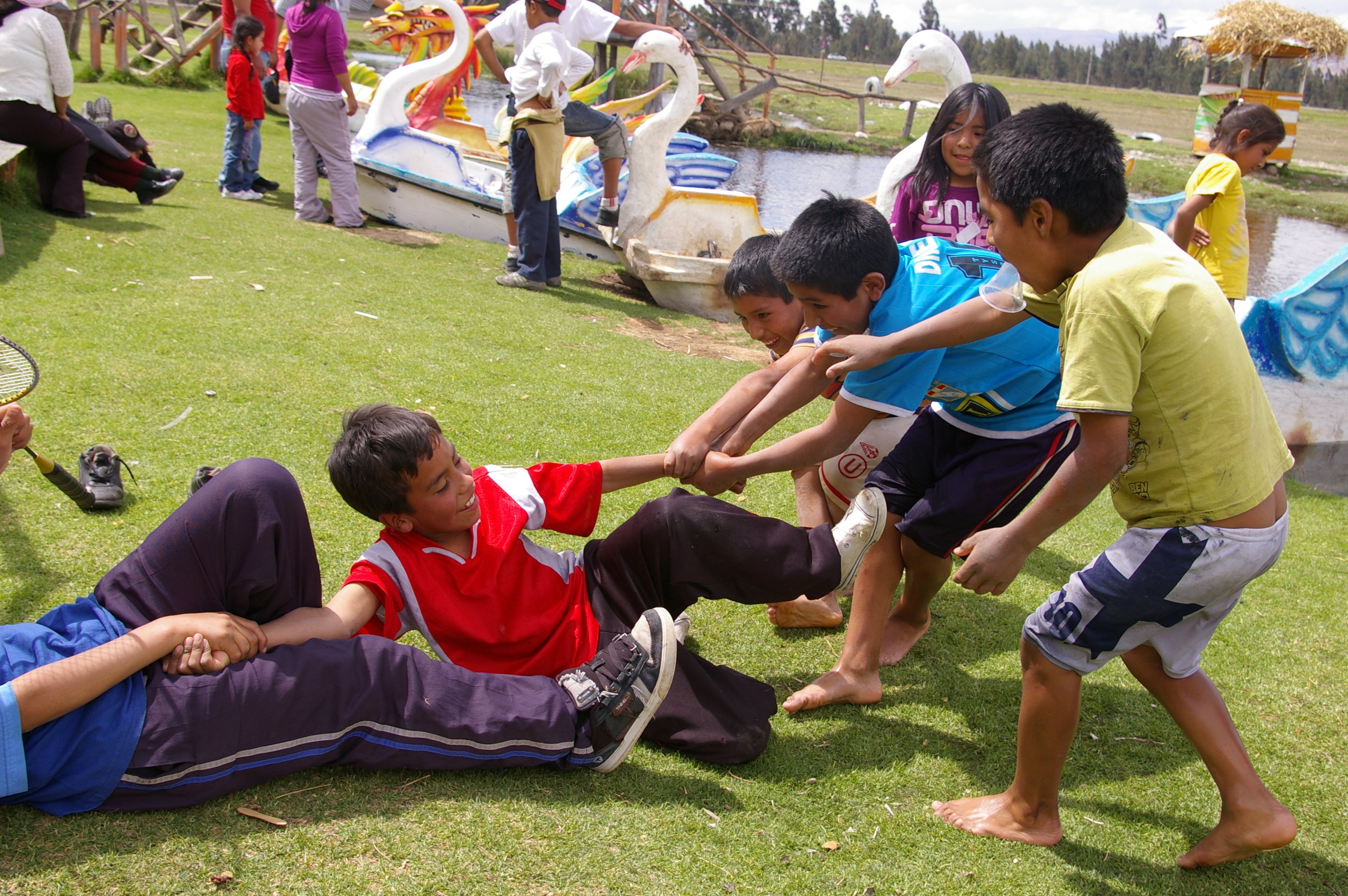 Children playing at one of our events.